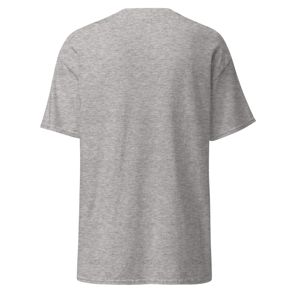 T-shirt humoristique Mange tes mors ! — Gris Sport, dos